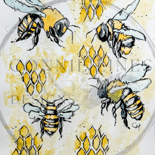 Busy Bees - Connie's Rice Paper