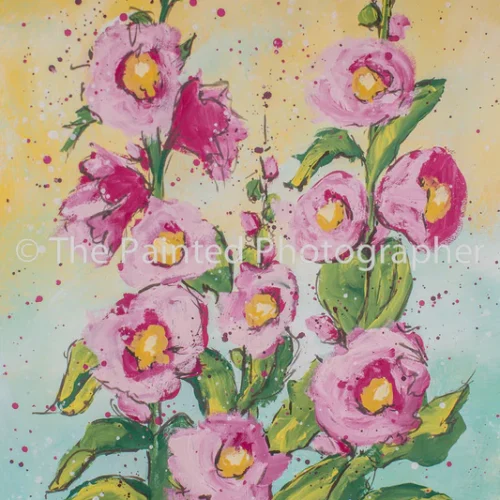 Hockyholly Hollyhock - Connie's Rice Paper