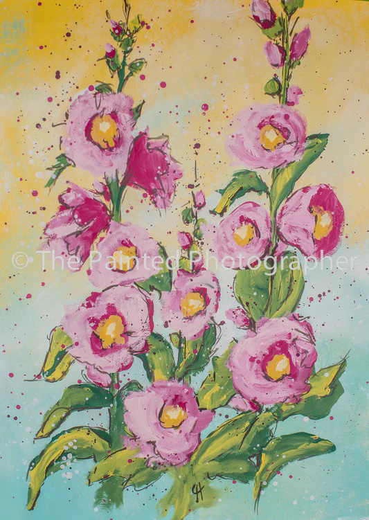 Hockyholly Hollyhock - Connie's Rice Paper