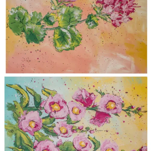 Hockyholly and Pretty Little Pink - Connie's Rice Paper