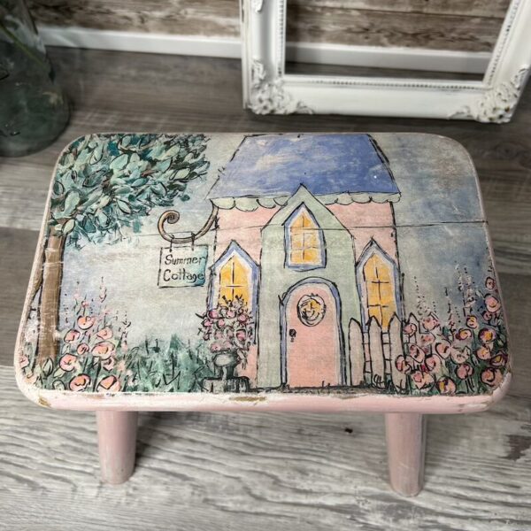 Upcycled Wooden Stool