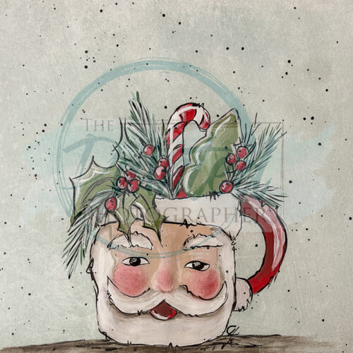 Grandma's Santa Mug - Connie's Rice Paper