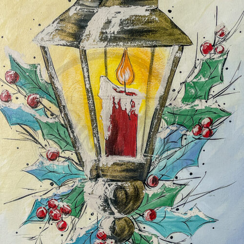 Winter Lantern - Connie's Rice Paper