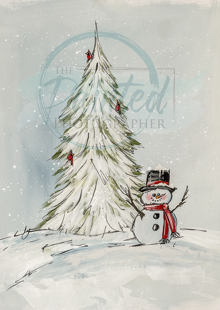 Winter Visitors - Connie's Rice Paper