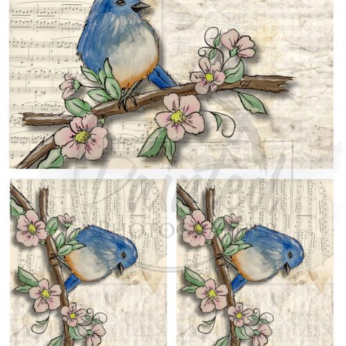 Moment of Happiness with Music, Multiple - Connie's Rice Paper