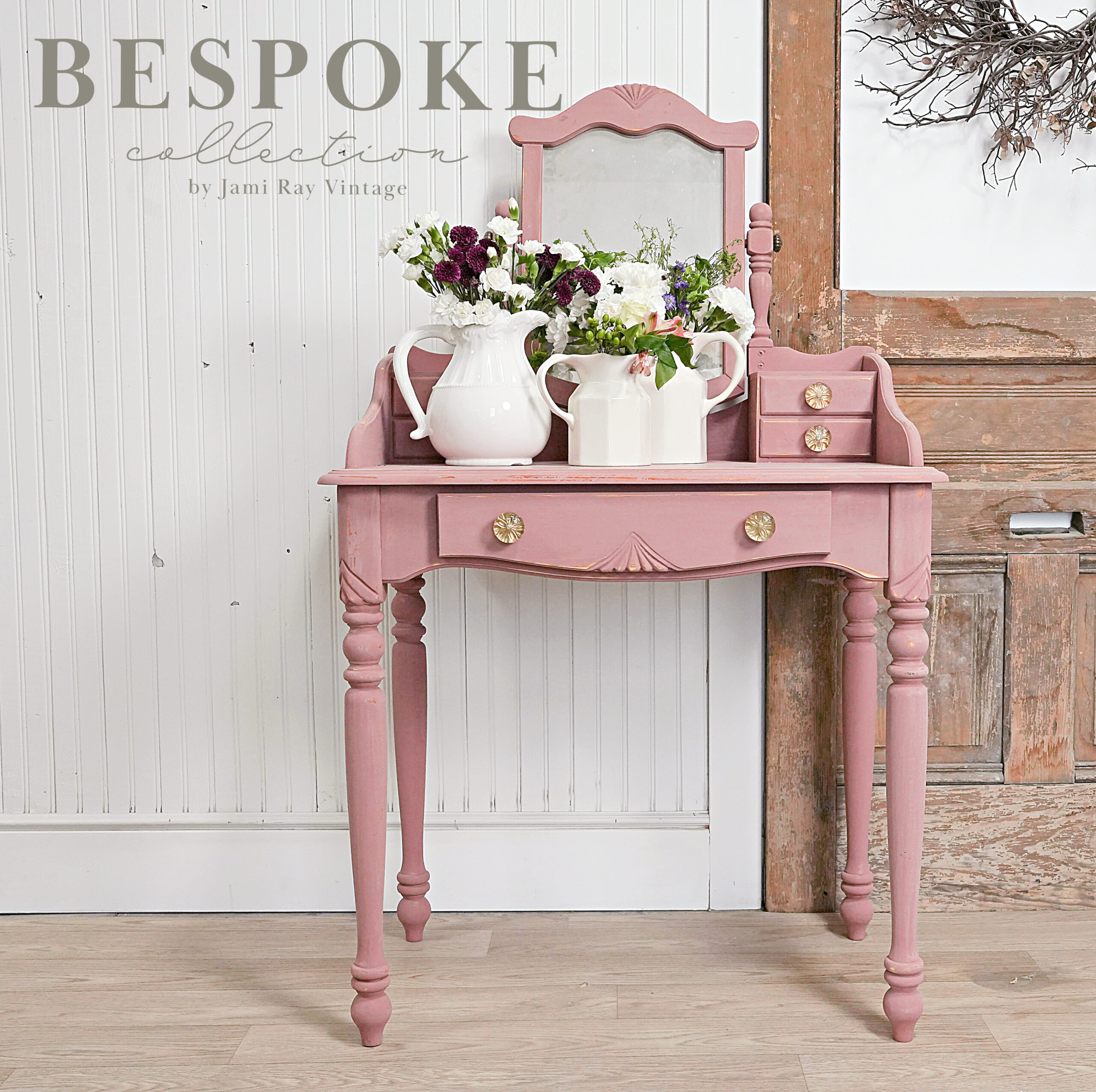 Trellis Rose - Sweet Pickins Milk Paint, Bespoke Collection by Jami Ray Vintage