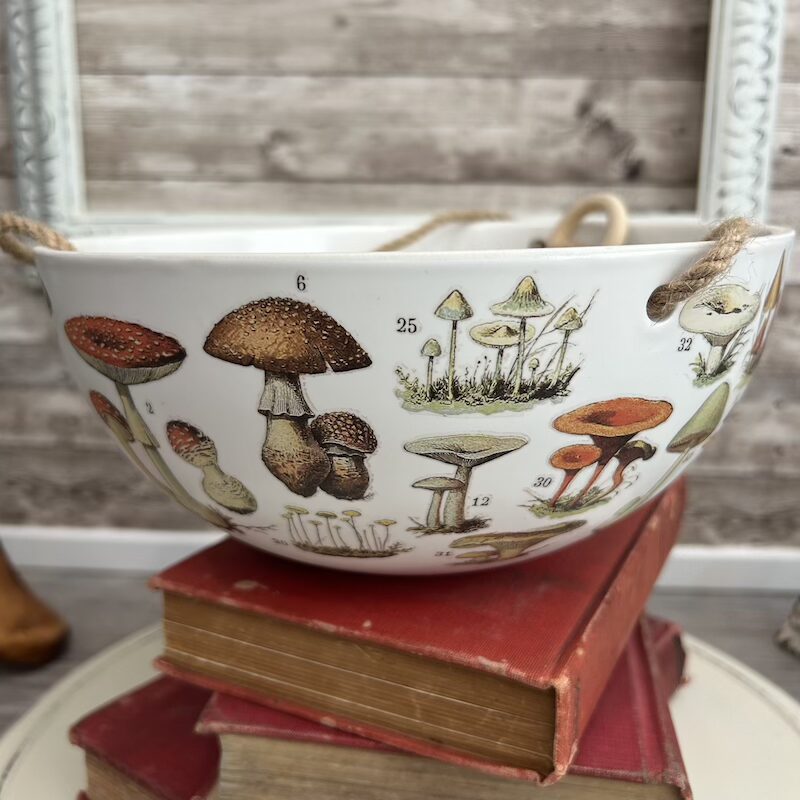 Mushroom and Moth Ceramic Hanging Bowls - Image 10