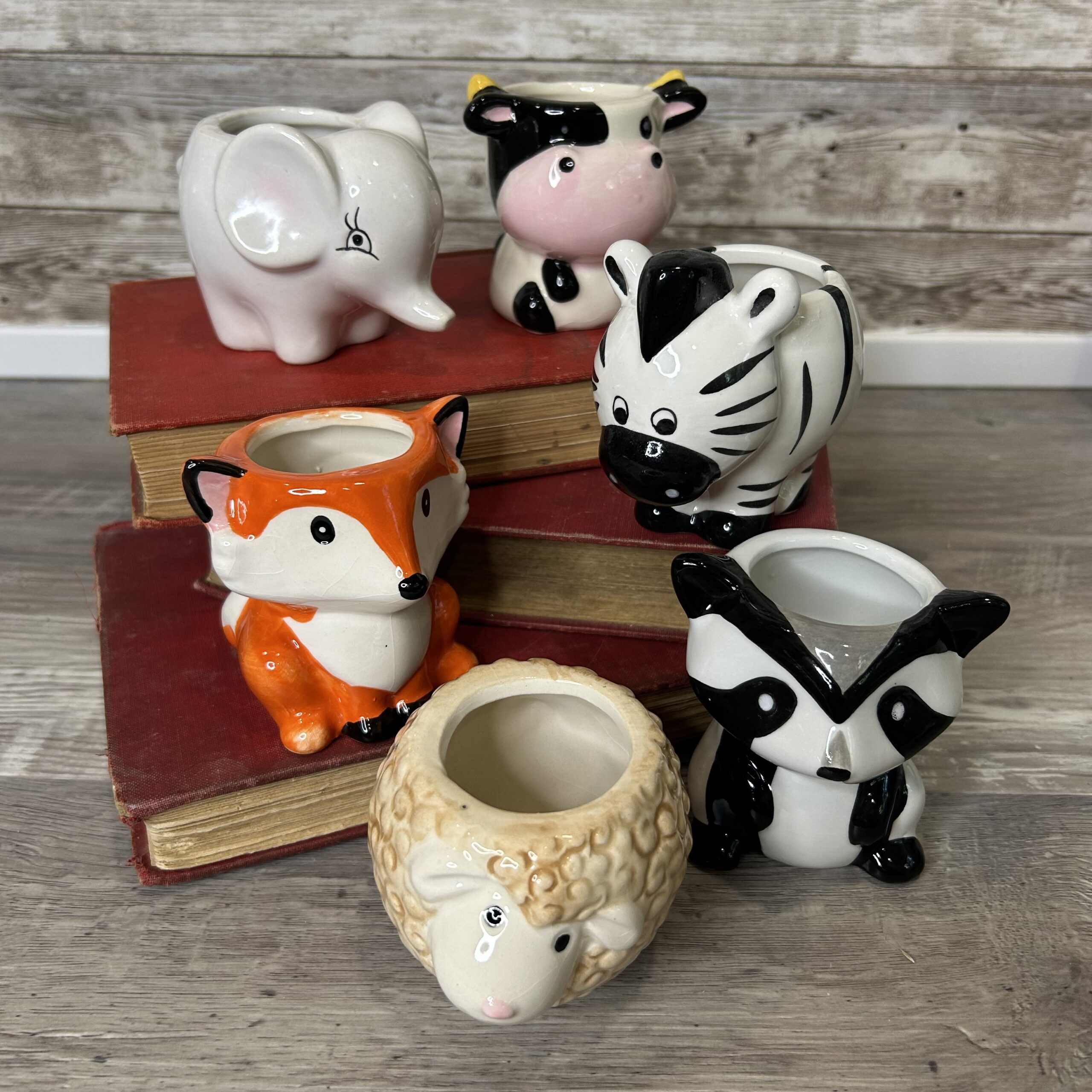 Mini Animal Ceramic Planters
