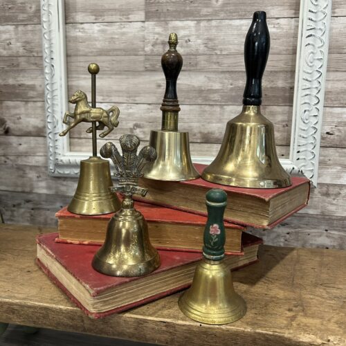 Variety of Vintage Brass Bells