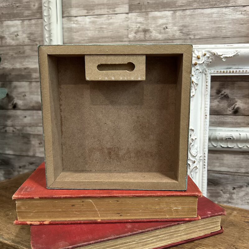 6" Wooden Decor Piece with Copper Effect Paint and Resin Sunflower - Image 4