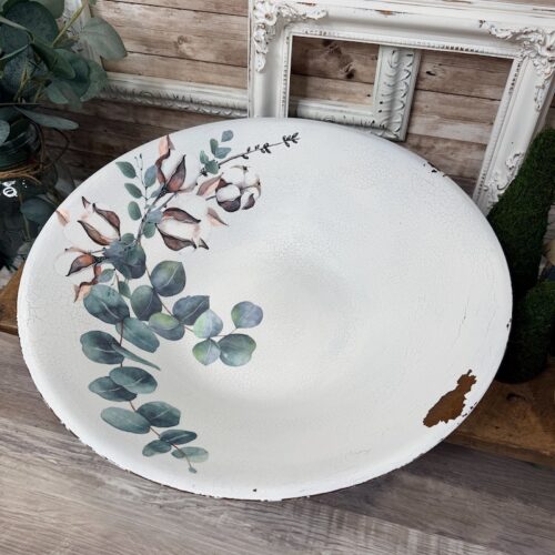 Large Upcycled Walnut Bowl