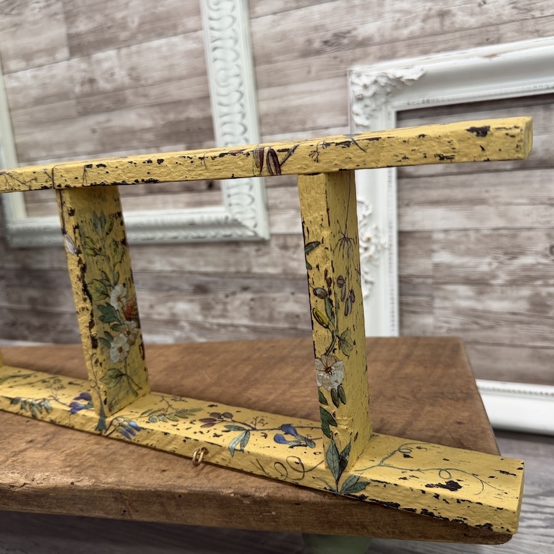 Yellow Wooden Ladder / Jewelry Hanger - Image 4